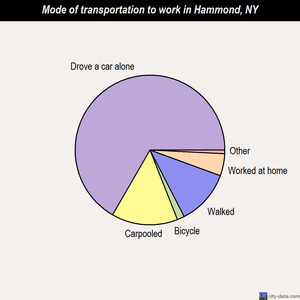 Hammond mode of transportation to work chart