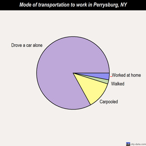 Perrysburg mode of transportation to work chart