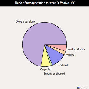 Roslyn mode of transportation to work chart