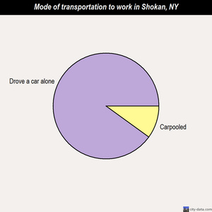 Shokan mode of transportation to work chart