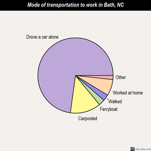 Bath mode of transportation to work chart