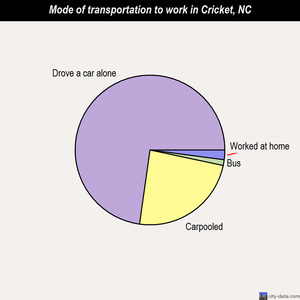 Cricket mode of transportation to work chart
