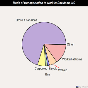 Davidson mode of transportation to work chart