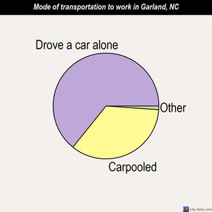 Garland mode of transportation to work chart