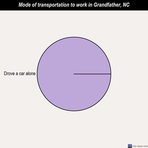Grandfather mode of transportation to work chart