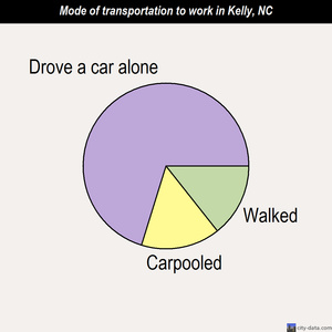 Kelly mode of transportation to work chart