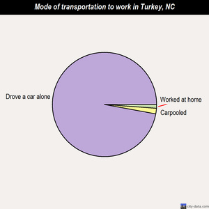 Turkey mode of transportation to work chart