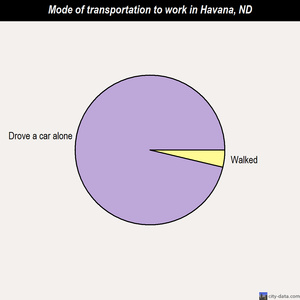 Havana mode of transportation to work chart