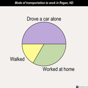 Regan mode of transportation to work chart