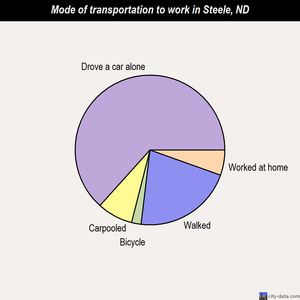 Steele mode of transportation to work chart