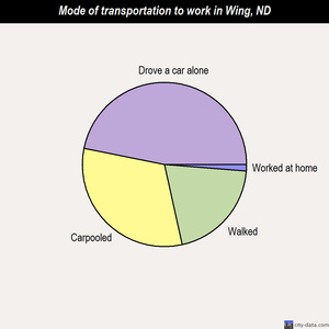 Wing mode of transportation to work chart