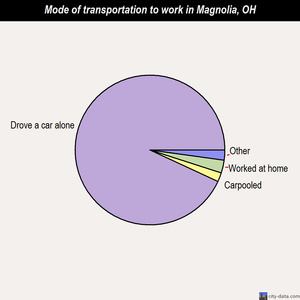Magnolia mode of transportation to work chart
