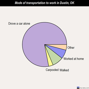 Dustin mode of transportation to work chart