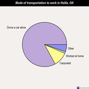 Hollis mode of transportation to work chart