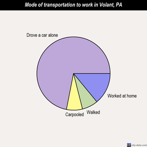 Volant mode of transportation to work chart