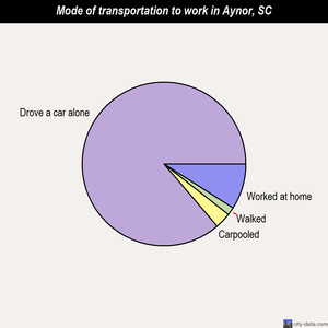 Aynor mode of transportation to work chart