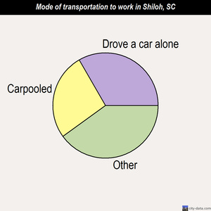 Shiloh mode of transportation to work chart
