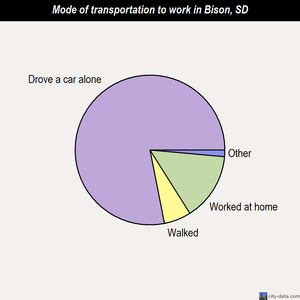 Bison mode of transportation to work chart