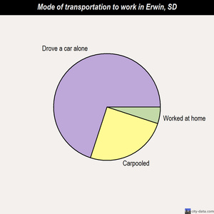 Erwin mode of transportation to work chart