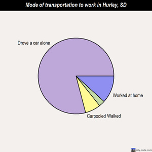 Hurley mode of transportation to work chart