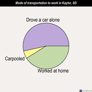 Kaylor mode of transportation to work chart