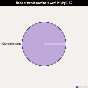 Virgil mode of transportation to work chart