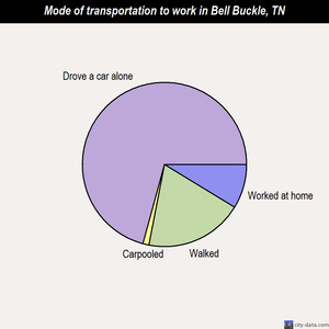 Bell Buckle mode of transportation to work chart