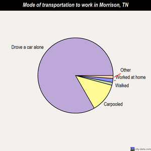Morrison mode of transportation to work chart