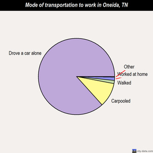 Oneida mode of transportation to work chart
