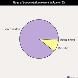 Palmer mode of transportation to work chart