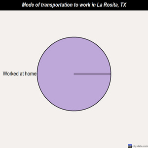 La Rosita mode of transportation to work chart