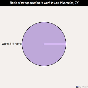 Los Villareales mode of transportation to work chart