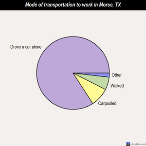 Morse mode of transportation to work chart