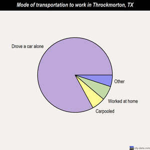 Throckmorton mode of transportation to work chart