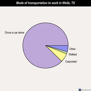 Wells mode of transportation to work chart