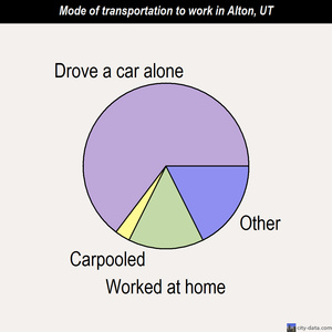 Alton mode of transportation to work chart
