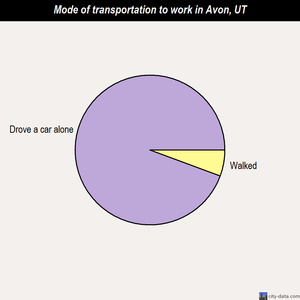 Avon mode of transportation to work chart