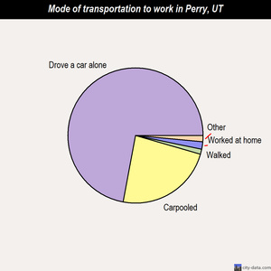Perry mode of transportation to work chart