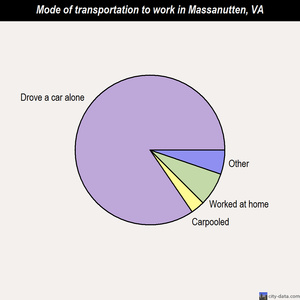 Massanutten mode of transportation to work chart