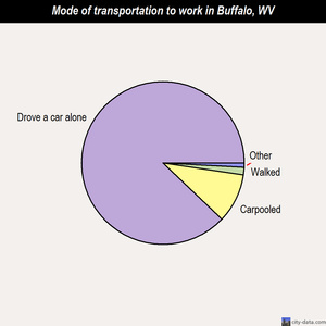 Buffalo mode of transportation to work chart