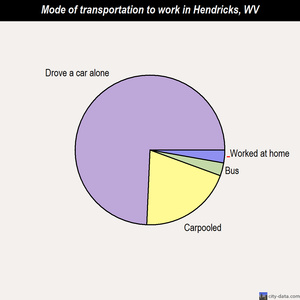 Hendricks mode of transportation to work chart