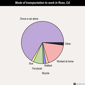 Ross mode of transportation to work chart