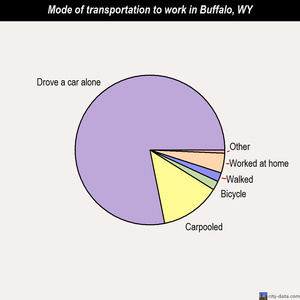 Buffalo mode of transportation to work chart