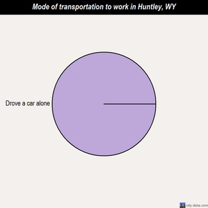 Huntley mode of transportation to work chart