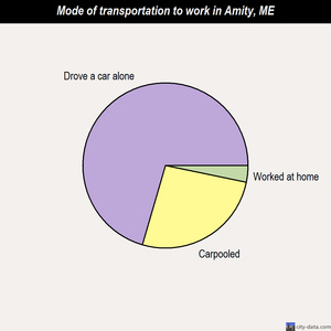 Amity mode of transportation to work chart