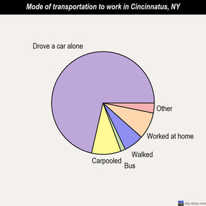 Cincinnatus mode of transportation to work chart