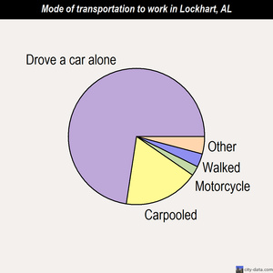 Lockhart mode of transportation to work chart