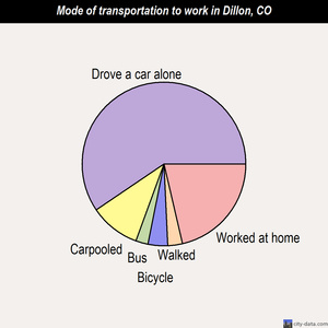 Dillon mode of transportation to work chart