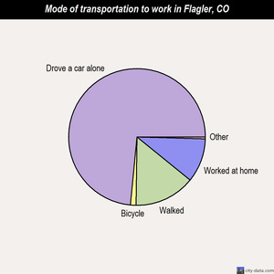 Flagler mode of transportation to work chart