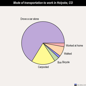Holyoke mode of transportation to work chart